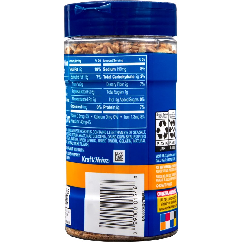 PLANTERS Pop & Pour Dry Roasted Sunflower Kernels 5.85 oz