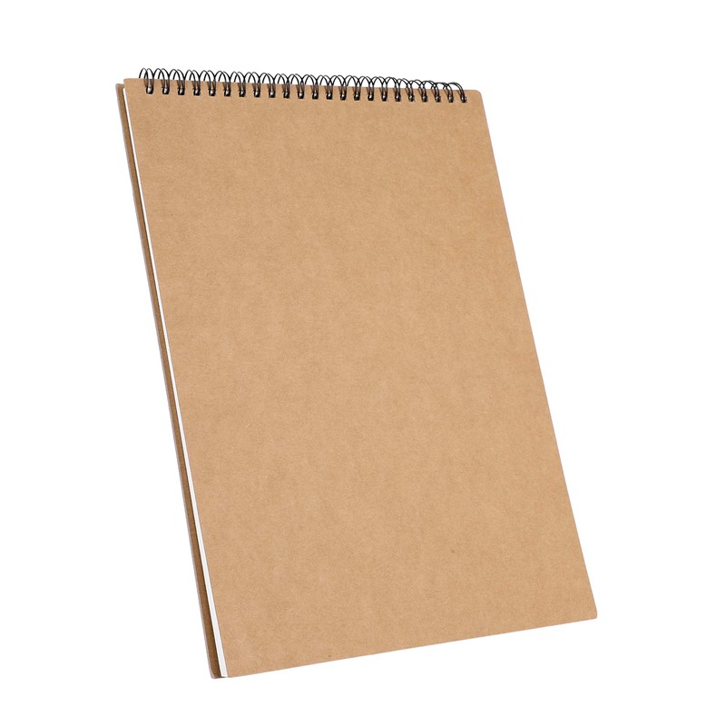 A3 Sketchbook Wirebound Notebook Art Painting Book Vertical Book Kraft