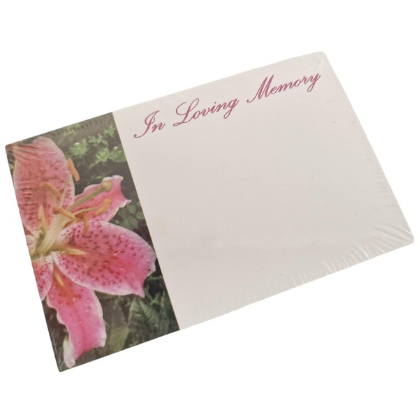 INERRA Flower Cards - Sympathy, Funeral and Remembrance Florist Message