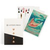 Lantern Press Monterey, California, Fluid Linework, Stingray (52 Playing Cards,