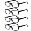 Kerecsen 4 Pack Reading Glasses for Men and Women with