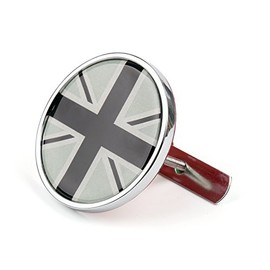 Topteng Front Grill Badge w/Holder Union Jack UK Flag for MINI Coo-per R50 R55 R56