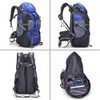 50L Hiking Backpack Water-resistant Camping Backpack Bag Daypack for Backpacking