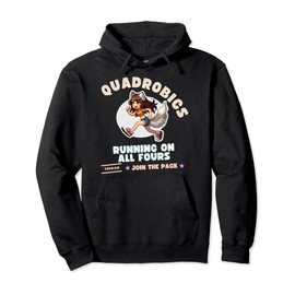 Quardrobics Therian Gear For Teen Tween Girl Fox Wolf Cat Pullover Hoodie
