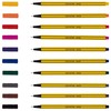 LEVIATAN D400 Fineliner Set 10 Colors - Fine Line Pen