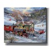 Epic Graffiti 'Train Station Christmas Eve' by Bigelow Illustrations Canvas
