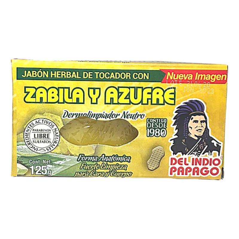 Jabón en barra Del Indio Papago Jabon 125 g