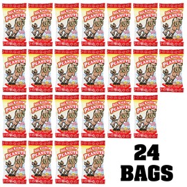 ASS KICKIN’ Habanero Pepper Spicy Hot Peanuts – 1oz 24 Pack - Ultimate Spicy Gourmet Gift Travel Size Peanuts Great on the Go Snack - Try if you dare!