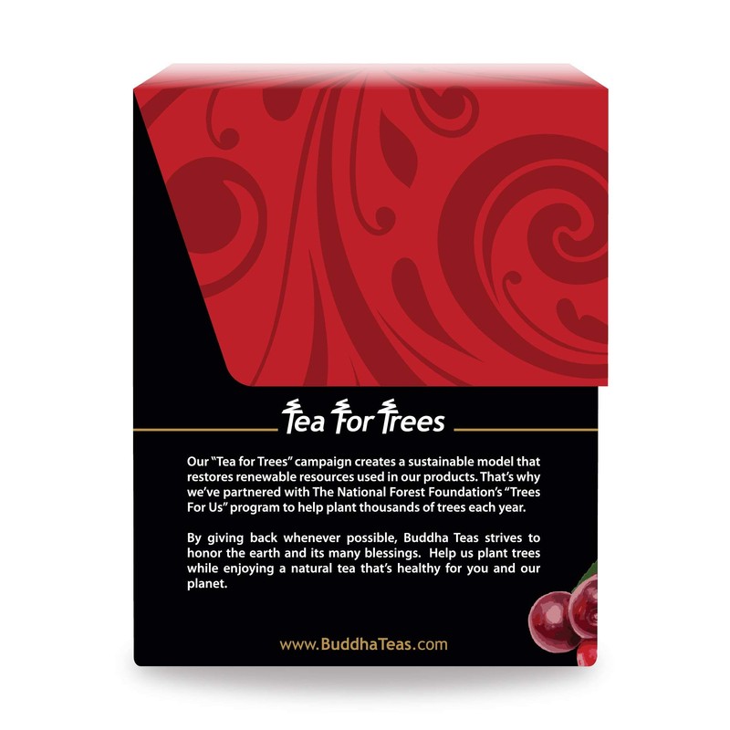 Buddha Teas Organic Wild Cherry Bark Tea - OU Kosher,
