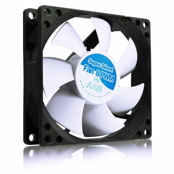 AAB Cooling Super Silent Fan 8 PWM- 80mm silent and