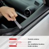13Ft Car Door Rubber Seal Strip,Silent & Dustproof Rubber Car