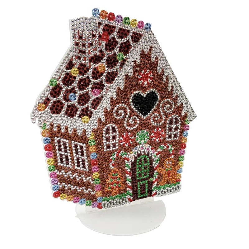Syntego 5D DIY Cute Christmas Gingerbread House Diamond Painting Art