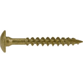 Power Pro 47867 Lag Screws, 1/4" x 2", Star Drive Construction Lag Screws, Rust Resistant, Ceramic Coated Bronze, 1lb Box, 50 pcs