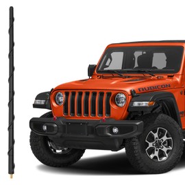 KSaAuto 16 Inch Antenna for 2007-2025 Jeep Wrangler JK JL JKU JLU Gladiator JT, Jeep Exterior Accessories, Jeep Antenna Replacement, Jeep Radio Upgrade Premium Reception