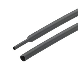 Rebower Heat Shrink Tubing 2:1 Cable Sleeving Tube Wrap, [for Electric Insulation Protection] - 1mm Dia/1m/Black