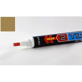 ColorRite 2Tip for Lincoln All Automotive Touch-up Paint - Chamois Metallic Clearcoat 5K (1980) - Value Package