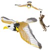 LOMIMOS Flying Bird Cat Toy, Interactive Hanging Spinning Simulation Bird