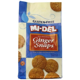 Mi-Del Gluten Free Ginger Snap Cookies,8 Ounce