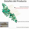 Set de 3 peinetas para cabello de mujer con cristales