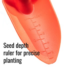 SE 11" Orange Heavy-Duty Nylon Hand Trowel - NPT289OR
