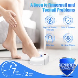 LEEWENYAN Nail Fungus Treatment Device, Highly Efficient Nail Fungus Cold Laser Therapy, Nail Fungus Laser Device for Cleaning and Care of Nails for Toenail Diseases