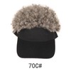 Hat Wig with Afro Kinky Hair Attached - Synthetic Hair