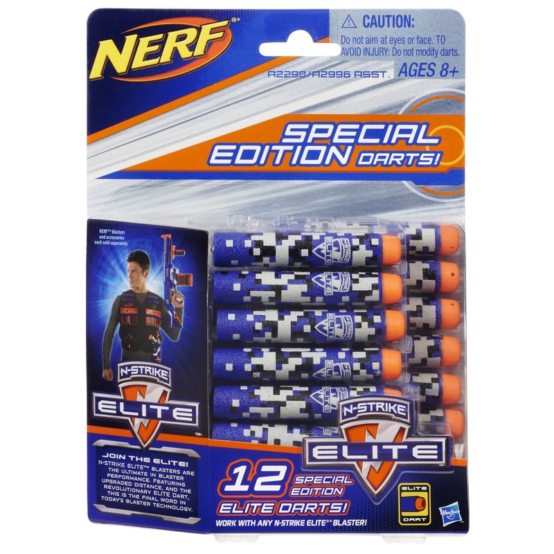Nerf N-Strike Elite 12 Special Edition Elite Darts Pack, Blue