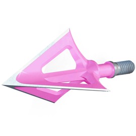 G5 Outdoors Montec Broadhead (Pack of 3), Pink, 100 Grain
