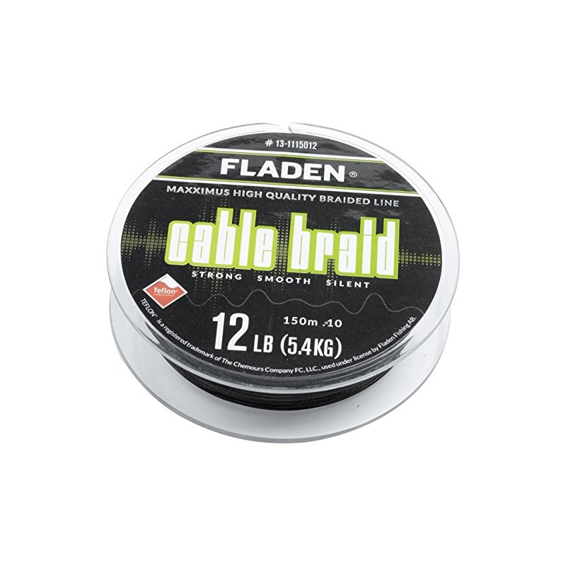 FLADEN Fishing 150m Spools of Quality CABLE BRAID - Teflon