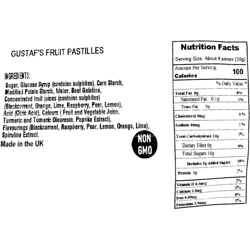 SweetGourmet English Fruit Pastilles | No Artificial Colors & Flavors
