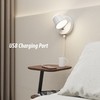 URSOLA Wall Light LED Wall Sconce with On/Off Switch USB