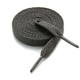 UGY® Dark Grey Shoe Laces Flat for Sneakers | Dark Grey Shoelaces for Sneakers Shoestrings 59 inch