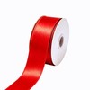 Red Satin Wired Ribbon, 2", 20 Yards for Christmas Tree&Wreath