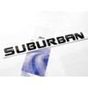 Yoaoo 3x OEM Black Suburban Nameplate Emblems Alloy Letter Badges