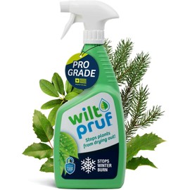 Wilt-Pruf® Original Winter Plant Protection | Ready-to-Spray | Maximum Strength Against Winter Burn/Damage | Replaces Burlap | Preserves Christmas Trees, Wreaths, Garland | Lasts up to 4 Mos | 32 oz