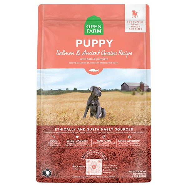 Open Farm Puppy Salmon & Ancient Grains Recipe Dog -