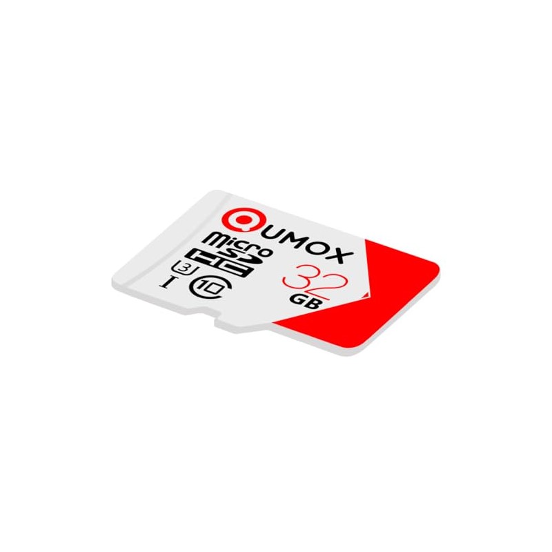 QUMOX 32GB microSDHC Memory Card – UHS-I U3 Class 10,