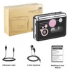 Mersoco Portable Cassette Tape Player, USB Cassette to MP3 Converter,