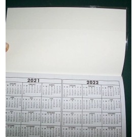 Unbranded 2021 2022 Sunrise Sunset 3" x 6" Monthly calendar Nature Collection  TAX TIME