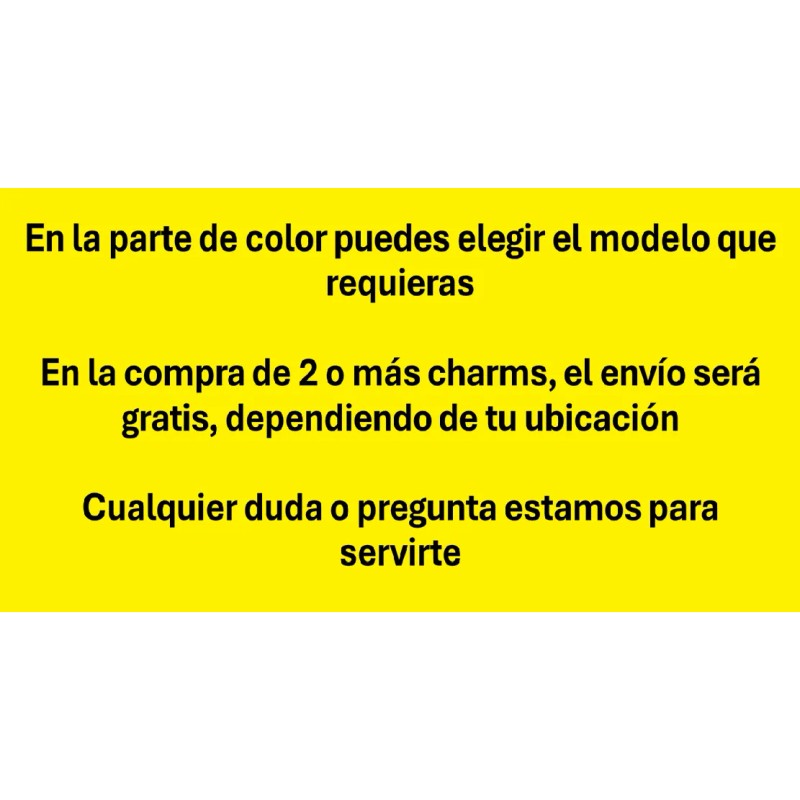 Charms Dijes Diversos Modelo Plata S925 Calidad Premium Joya