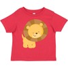 inktastic Happy Lion Toddler T-Shirt 3T Red D2f3