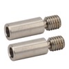 2Pcs All Metal Hotend Throat Tube High Accuracy Slick Inner