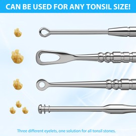 Mandelsteine Entfernen 5PCS Tonsillenstein Entferner Tonsil Stone Remover Wirksame Mundreinigung für Einen Frischeren Atem Entfernung Von Mandelsteinen(1 Karton)