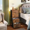 WLIVE Dresser with 4 Drawers, Fabric Storage Tower, Organizer Unit