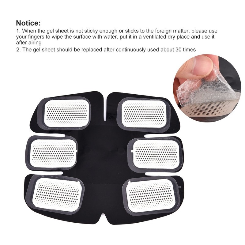 Abs Trainer Replacement Gel Sheet Abdominal Toning Belt Muscle Toner