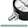 MEASUREMAN Black Steel Pressure Cooker Gauge, Pressure Canner Gauge, Steam