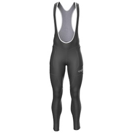 Zimco Men's Padded Thermal Cycling Bibs Tight Cycling Bibs Long Pants (Gray, Medium)