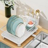 BULIJUJU Small Dish Drying Rack, Space Saving Dish Racks for