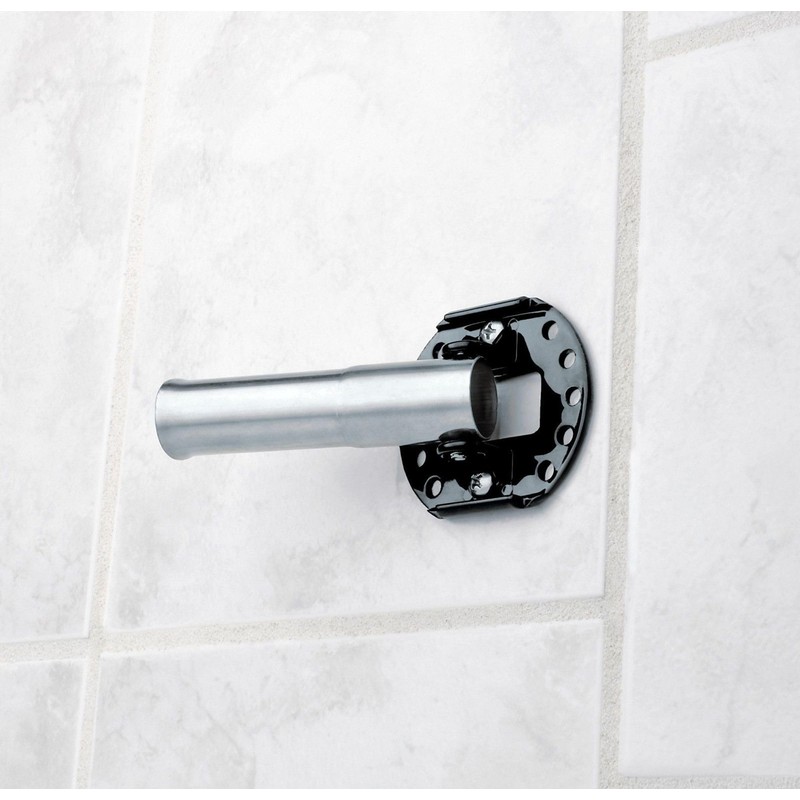Moen Brushed Nickel 5-Foot Curved Fixed Mount Shower Curtain Rod