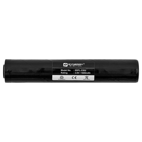 Synergy Digital Flashlight Battery, Works with Streamlight 76500 Flashlight, (Ni-CD,